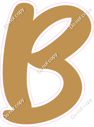 CU 23.5" Individuals - Flat Gold B