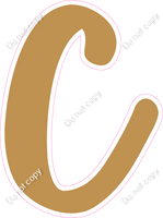 CU 23.5" Individuals - Flat Gold C