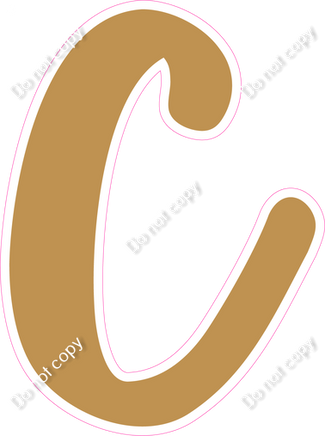 CU 23.5" Individuals - Flat Gold C