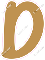 CU 23.5" Individuals - Flat Gold D