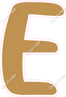 CU 23.5" Individuals - Flat Gold E