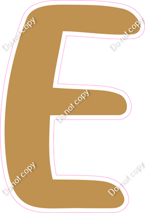 CU 23.5" Individuals - Flat Gold E