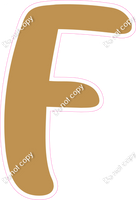 CU 23.5" Individuals - Flat Gold F