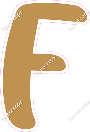 CU 23.5" Individuals - Flat Gold F