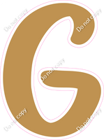 CU 23.5" Individuals - Flat Gold G