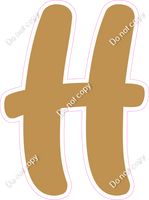 CU 23.5" Individuals - Flat Gold H