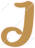 CU 23.5" Individuals - Flat Gold J