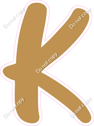 CU 23.5" Individuals - Flat Gold K