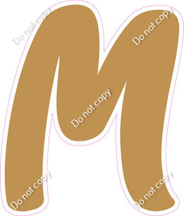 CU 23.5" Individuals - Flat Gold M