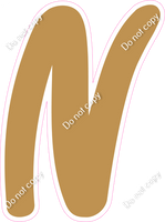 CU 23.5" Individuals - Flat Gold N