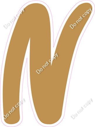 CU 23.5" Individuals - Flat Gold N