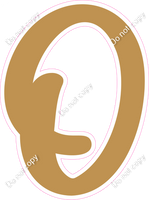 CU 23.5" Individuals - Flat Gold O