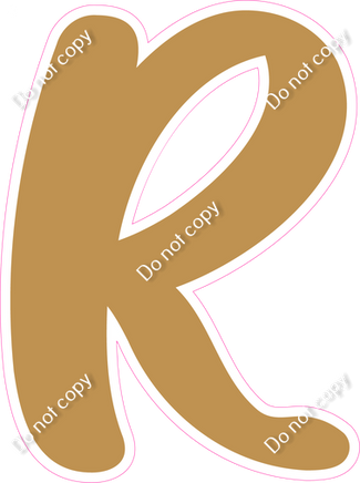 CU 23.5" Individuals - Flat Gold R