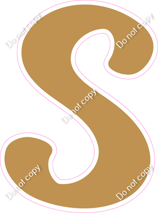 CU 23.5" Individuals - Flat Gold S