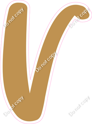 CU 23.5" Individuals - Flat Gold V