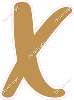 CU 23.5" Individuals - Flat Gold X