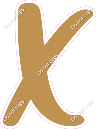 CU 23.5" Individuals - Flat Gold X