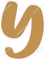 CU 23.5" Individuals - Flat Gold Y