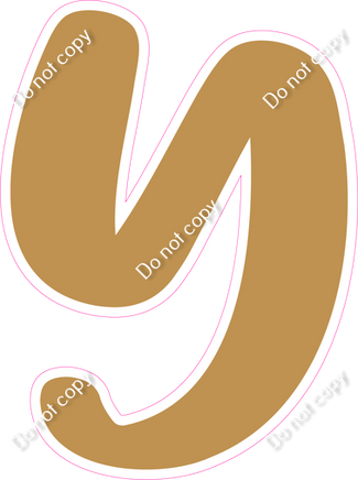 CU 23.5" Individuals - Flat Gold Y