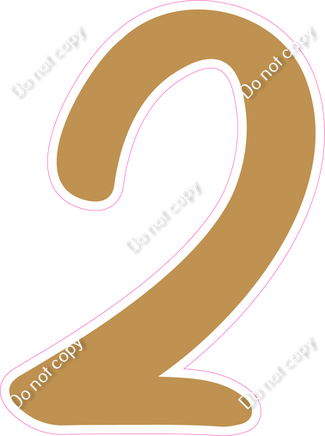 CU 23.5" Individuals - Flat Gold 2