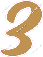 CU 23.5" Individuals - Flat Gold 3