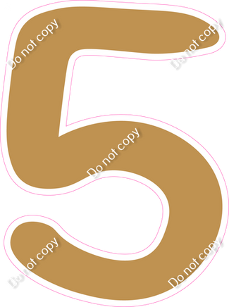 CU 23.5" Individuals - Flat Gold 5