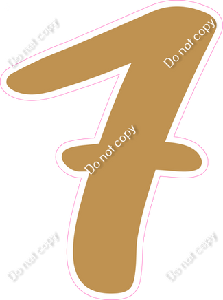 CU 23.5" Individuals - Flat Gold 7