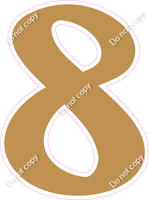 CU 23.5" Individuals - Flat Gold 8