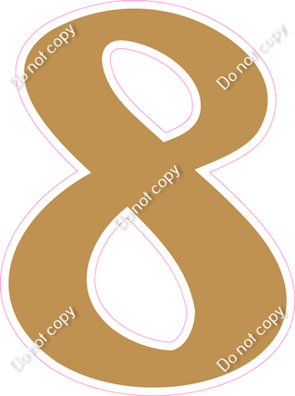 CU 23.5" Individuals - Flat Gold 8