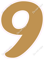 CU 23.5" Individuals - Flat Gold 9