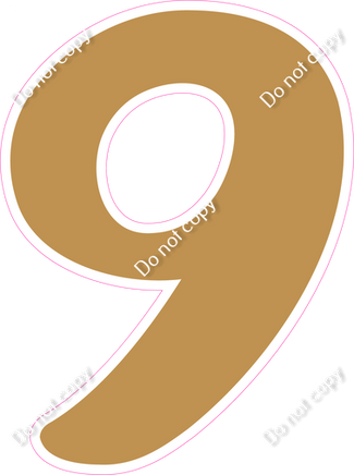 CU 23.5" Individuals - Flat Gold 9