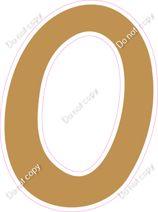 CU 23.5" Individuals - Flat Gold