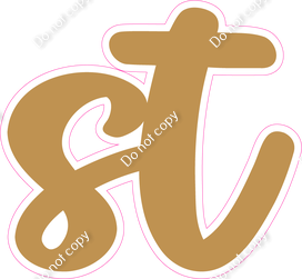 CU 23.5" Individuals - Flat Gold ST