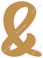 CU 23.5" Individuals - Flat Gold &