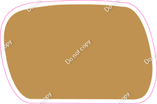 CU 23.5" Individuals - Flat Gold Dash