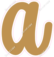 CU 23.5" Individuals - Flat Gold a