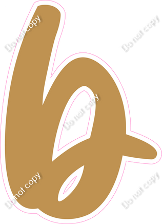 CU 23.5" Individuals - Flat Gold b