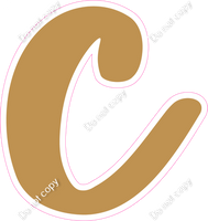 CU 23.5" Individuals - Flat Gold c