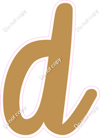 CU 23.5" Individuals - Flat Gold d