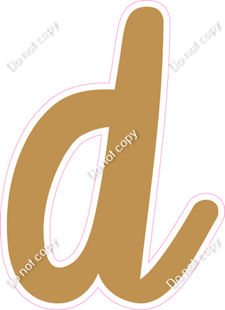 CU 23.5" Individuals - Flat Gold d