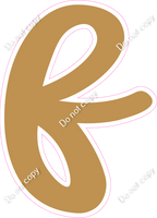 CU 23.5" Individuals - Flat Gold f