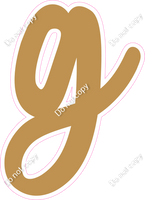 CU 23.5" Individuals - Flat Gold g