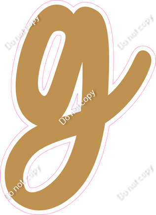 CU 23.5" Individuals - Flat Gold g