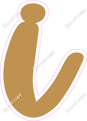 CU 23.5" Individuals - Flat Gold i