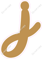 CU 23.5" Individuals - Flat Gold j