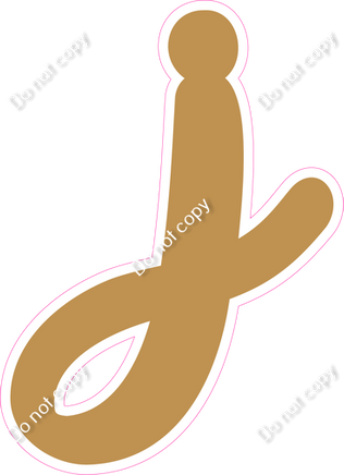 CU 23.5" Individuals - Flat Gold j