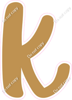 CU 23.5" Individuals - Flat Gold k