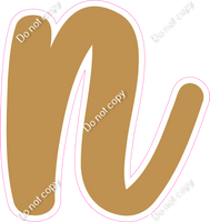 CU 23.5" Individuals - Flat Gold n