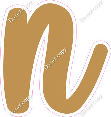 CU 23.5" Individuals - Flat Gold n