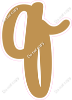 CU 23.5" Individuals - Flat Gold q